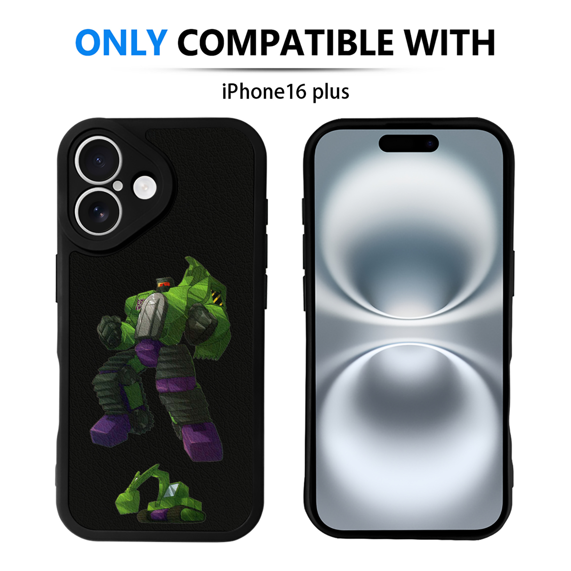 （画像用）  【iPhone 16シリーズ対応】シリコンスマホケース（レザー調） 材質：シリコン